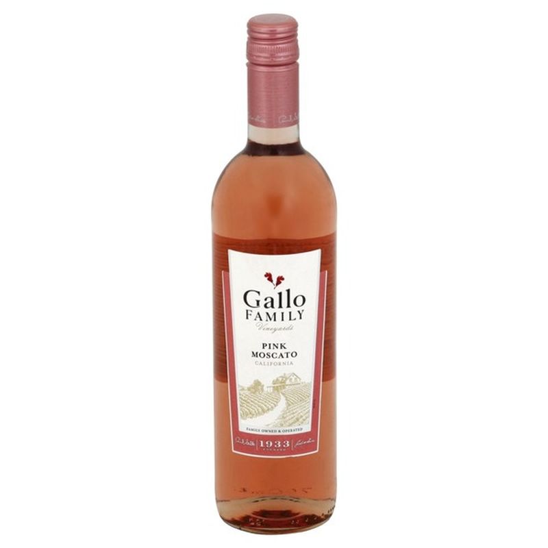 Gallo Family Vineyards Pink Moscato Wine (750 Ml) From FoodsCo - Instacart