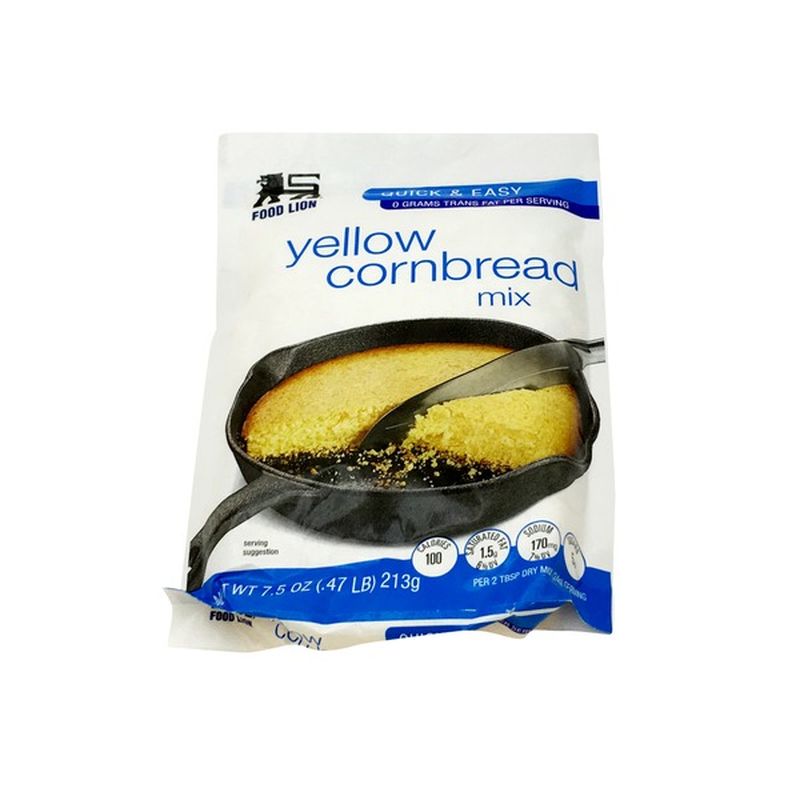 Food Lion Yellow Cornbread Mix, Quick & Easy