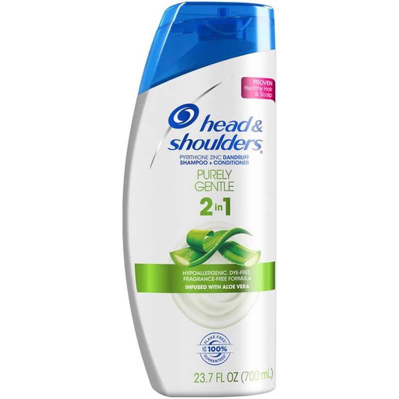 Head Shoulders Purely Gentle Anti Dandruff 2 In 1 23 7 Fl Oz Instacart