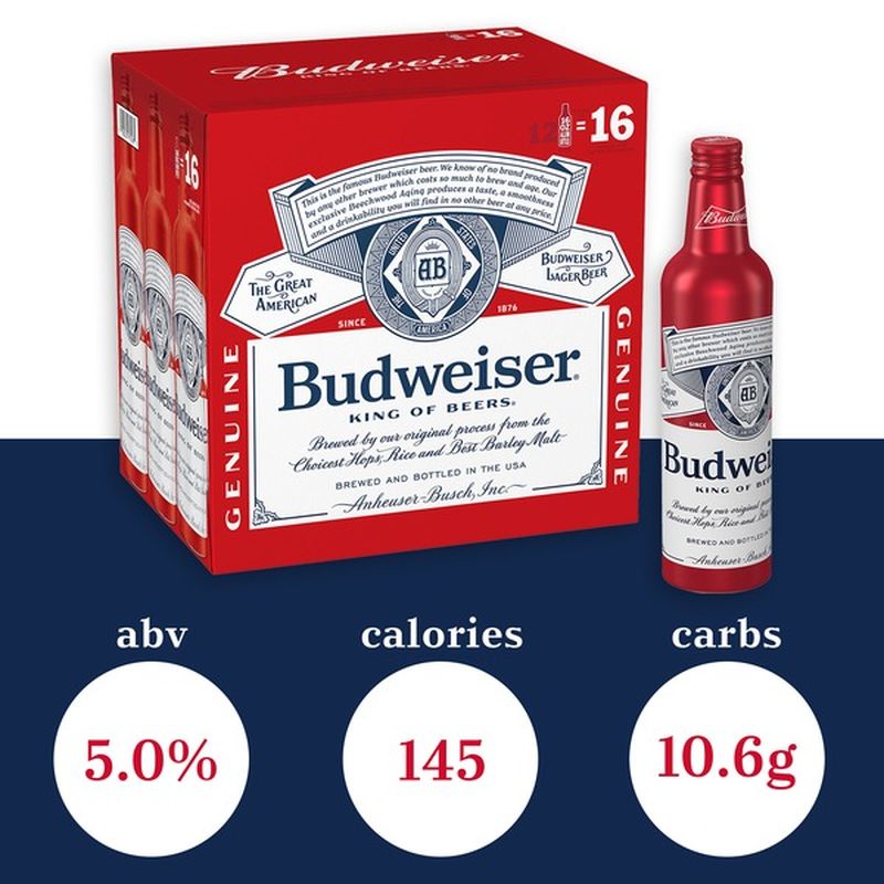 Budweiser Bud Light Aluminum Bottles (16 fl oz) Instacart