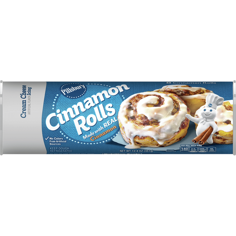 Pillsbury Cinnamon Rolls, Cream Cheese Icing (8 each) from Publix ...