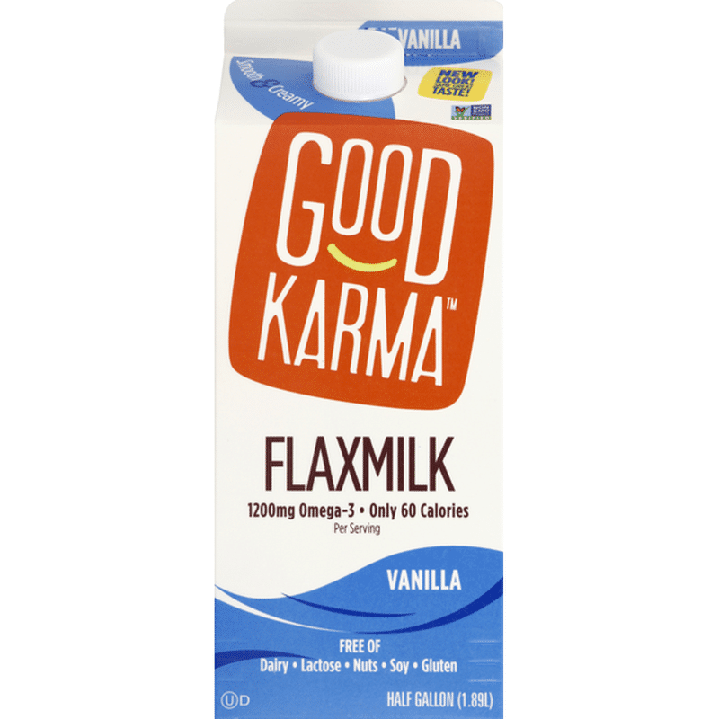 Good Karma Flaxmilk, Vanilla (64 fl oz) Instacart