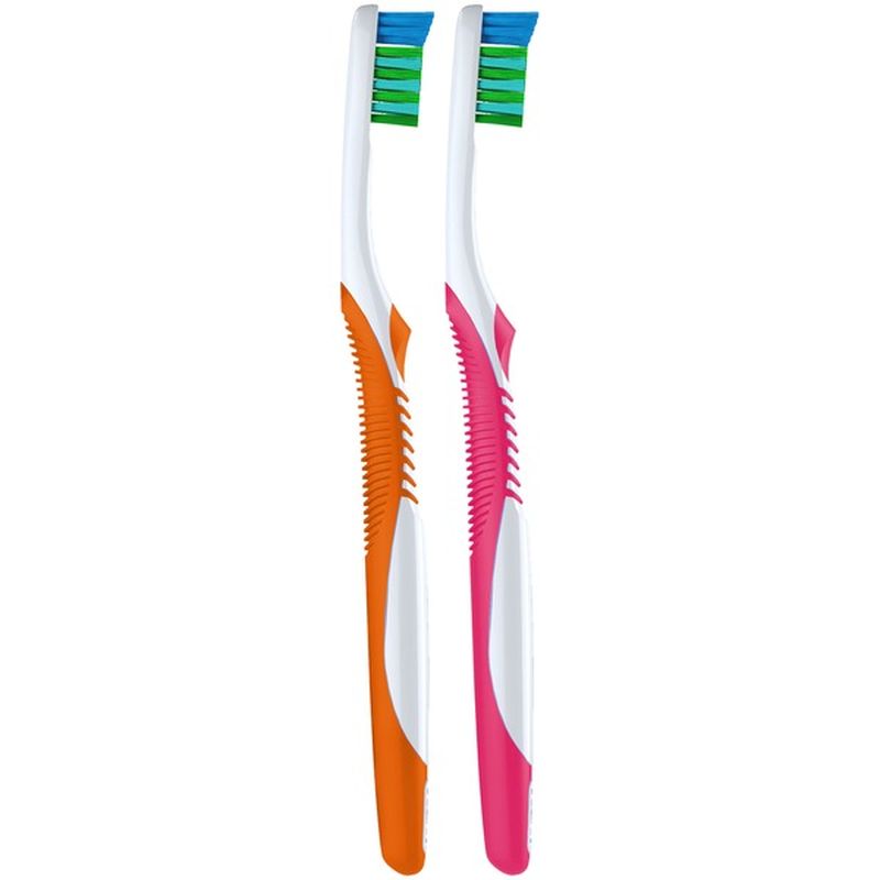 Oral-B Bacteria Blast Manual Toothbrush, Soft (2 Ct) - Instacart