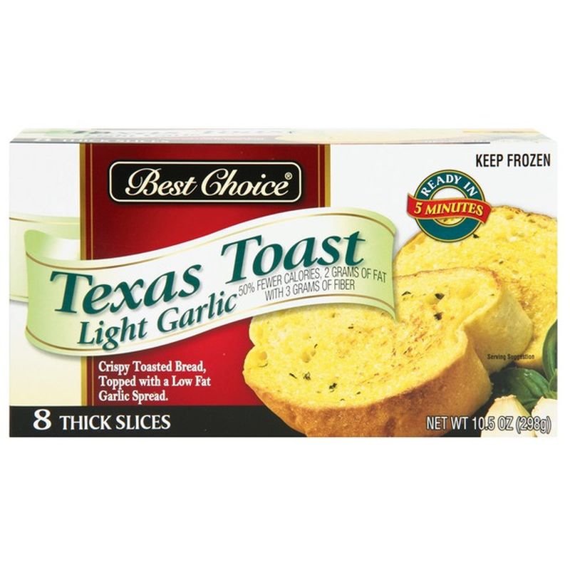 Best Choice Texas Toast Light Garlic Bread