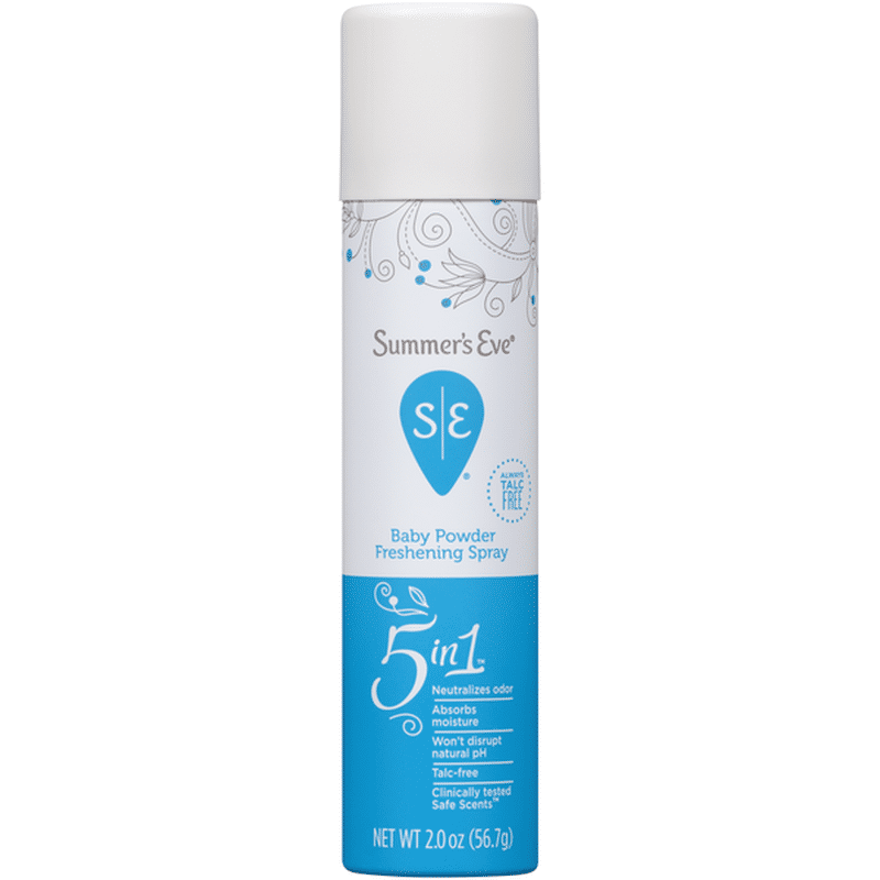 Summer's Eve Baby Powder Freshening Spray (2 oz) - Instacart