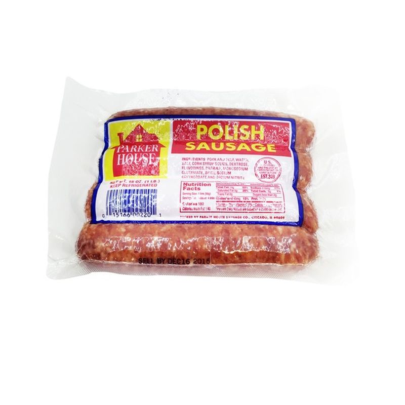Parker House Smoked Sausage, Hot (16 oz) Instacart