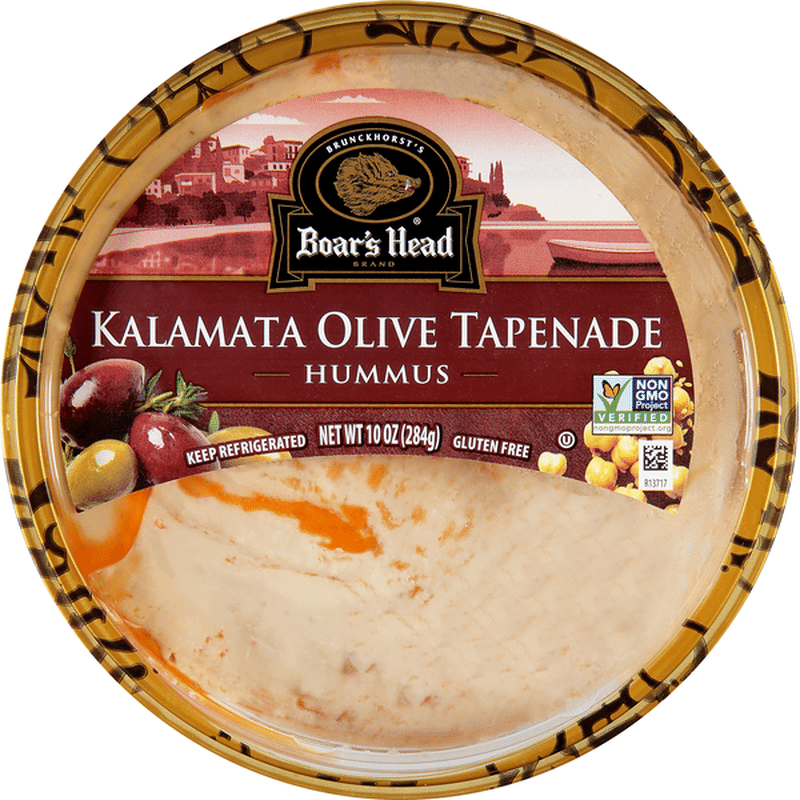 Boar's Head Hummus, Kalamata Olive Tapenade (10 oz) Instacart