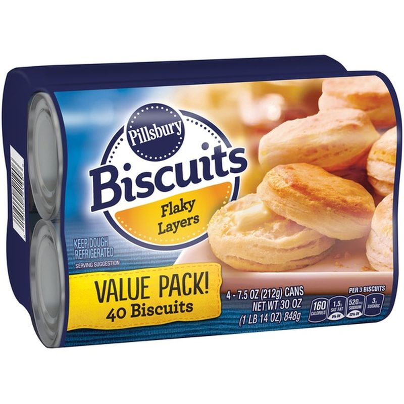 Pillsbury Flaky Layers Biscuits (7.5 oz) - Instacart