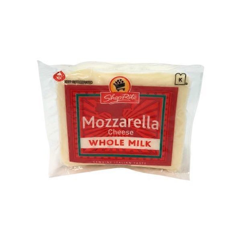 ShopRite Mozzarella Whole Milk Cheese (oz) - Instacart