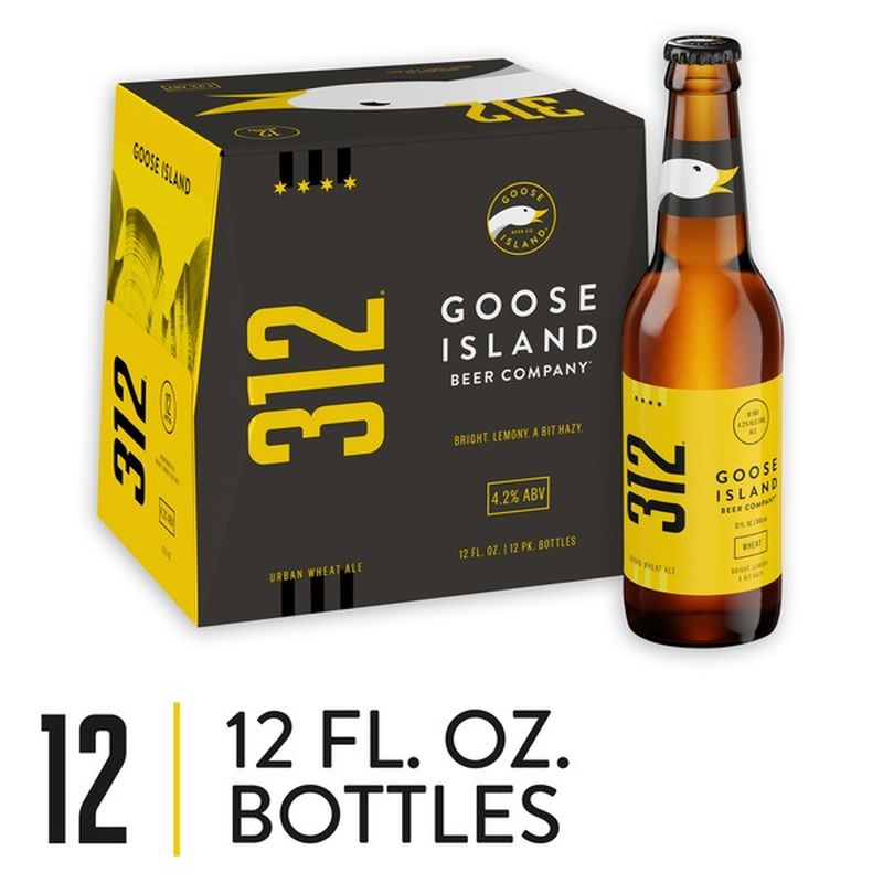 Goose Island Beer Co 312 Urban Wheat Ale Craft Beer Bottles 12 Fl Oz Instacart