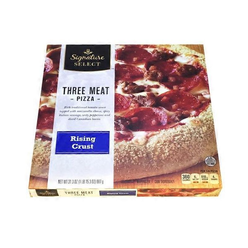 Signature Select Rising Crust Three Meat Rich Traditional Tomato Sauce