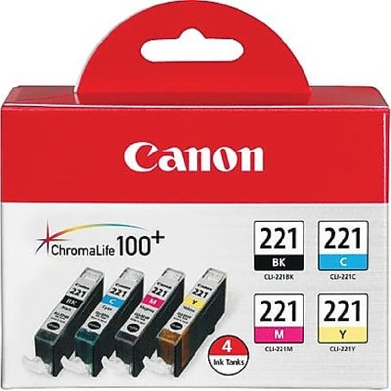 Canon Ink Tanks, Assorted (4 ct) from Staples Instacart