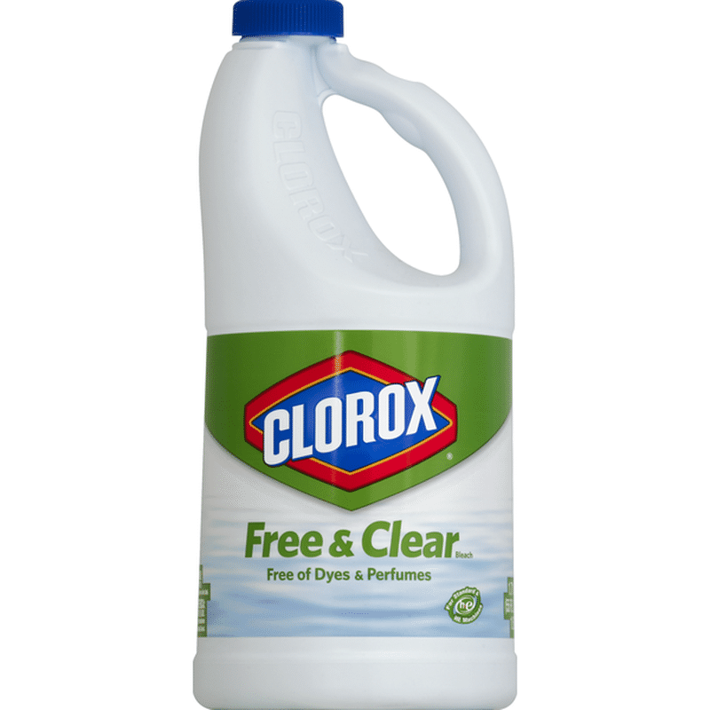 Clorox Bleach, Free & Clear (55 oz) - Instacart Clorox Gentle Bleach Free And Clear