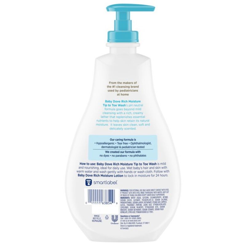 dove baby wash 20 oz