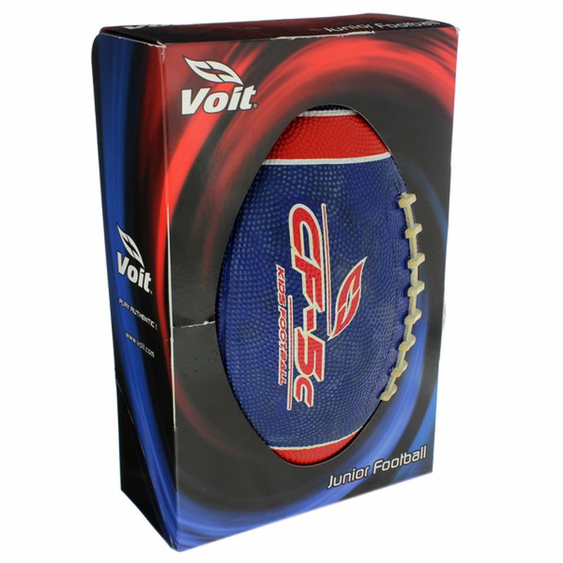 Voit Junior Blue & Red Rubber Football