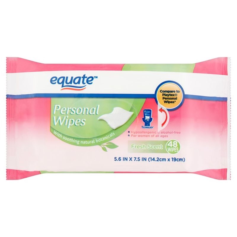 Equate Personal Wipes, Fresh Scent (48 ct) Instacart