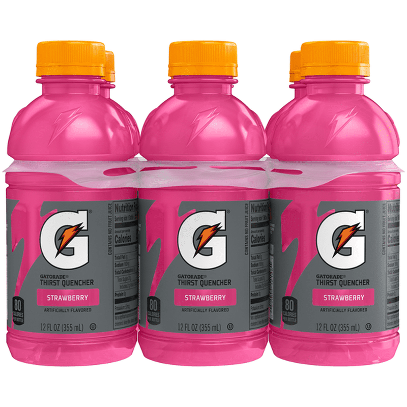 Gatorade Strawberry Artificially Flavored Thirst Quencher (12 fl oz ...