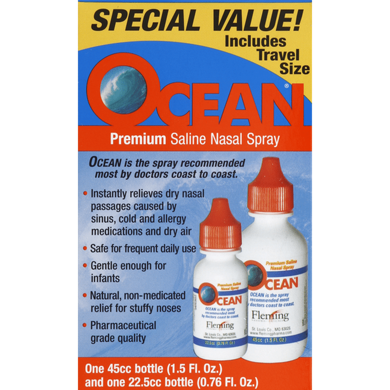 Ocean Nasal Spray Premium Saline 2 Each Instacart   Large C6e3a596 D232 4eb9 Baed 4ed78cdee45b 