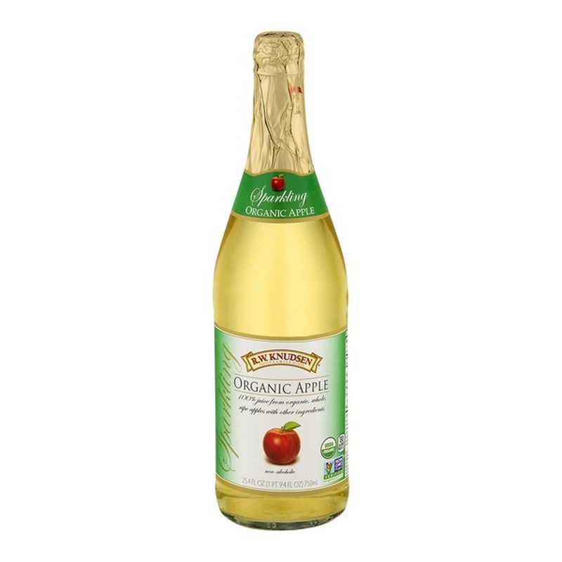 Knudsen Organic Apple Sparkling Juice NonAlcoholic (25.4 fl oz
