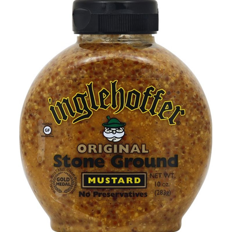 Inglehoffer Mustard, Stone Ground, Original (10 oz) Instacart