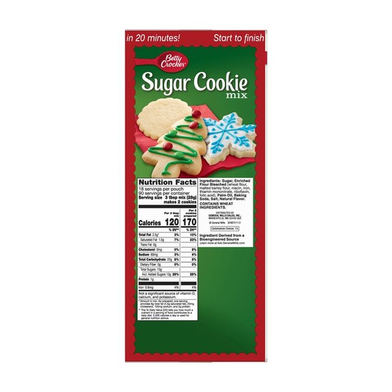 betty crocker sugar cookie mix base