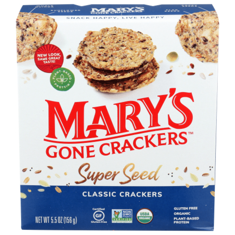 Mary's Gone Crackers Super Seed Crispy Crackers (5.5 oz) from Sprouts Farmers Market Instacart