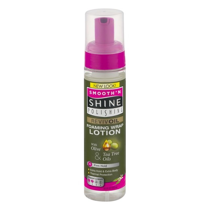 Smooth'n Shine Polishing Foaming Wrap Lotion Olive & Tea Tree Oils Firm