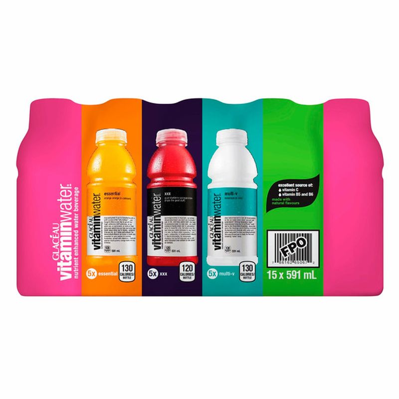 Glaceau Vitamin Water Variety Pack (591 ml) - Instacart