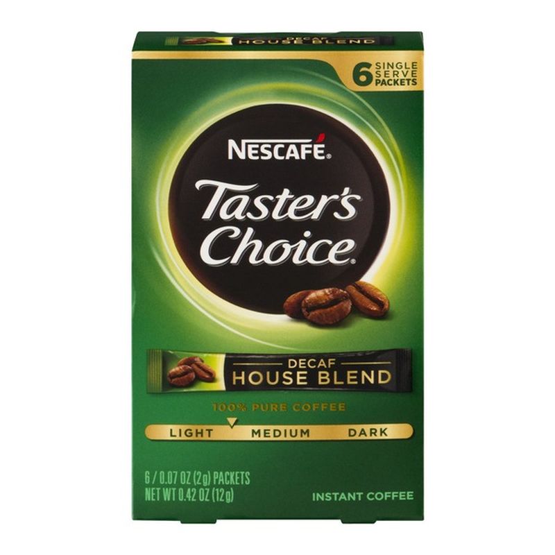 Nescafe Taster's Choice Decaf House Blend Instant Coffee (0.07 oz