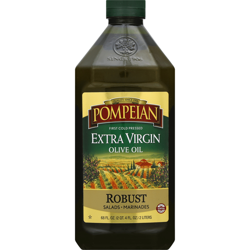 Pompeian Robust Extra Virgin Olive Oil (68 oz) - Instacart