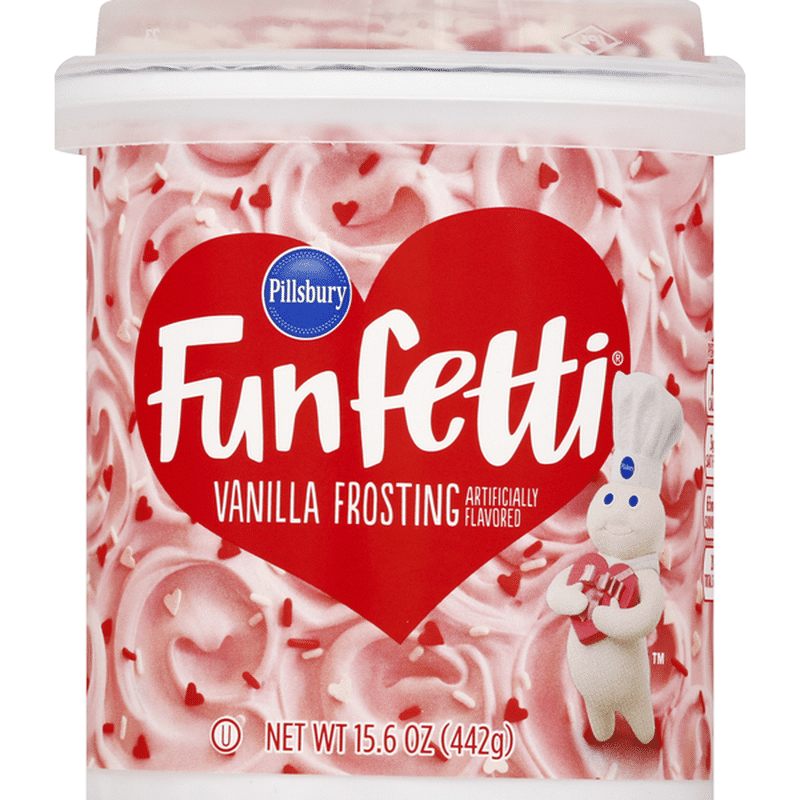 Pillsbury Funfetti, Vanilla Frosting (15.6 oz) Instacart