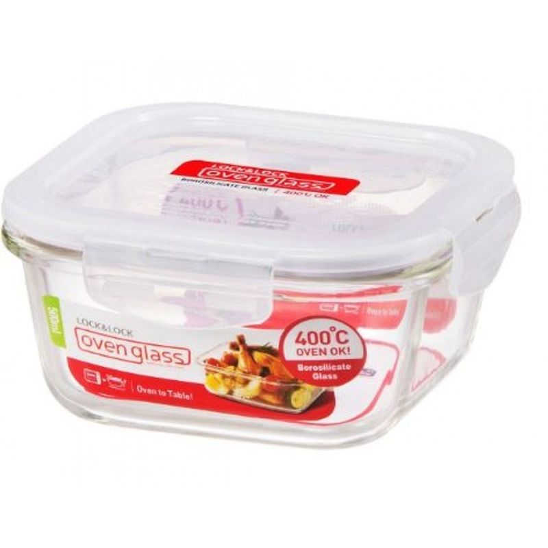 Lock & Lock Square Glass Containers