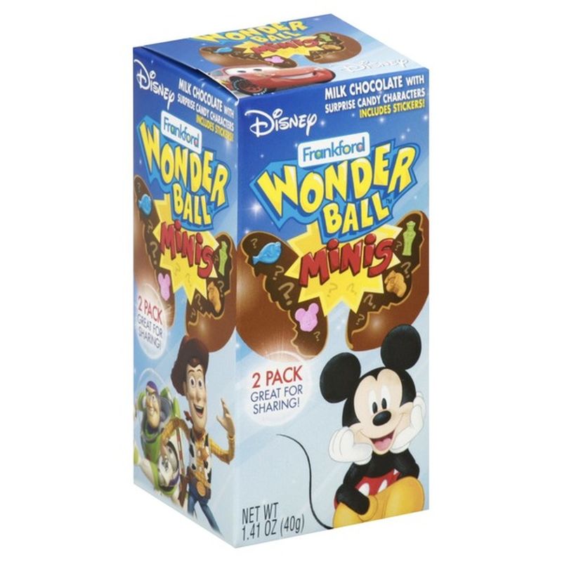 Frankford Wonder Ball, Milk Chocolate, Minis, 2 Pack (2 oz) Instacart