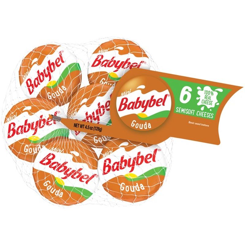Babybel Gouda Semisoft Cheese (6 ct) Delivery or Pickup Near Me Instacart