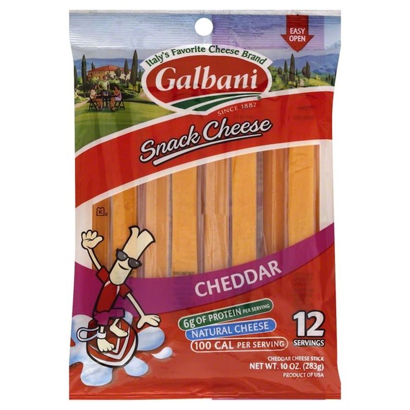 Galbani Galbani Cheddar Stick Cheese (12 each) Delivery or Pickup Near