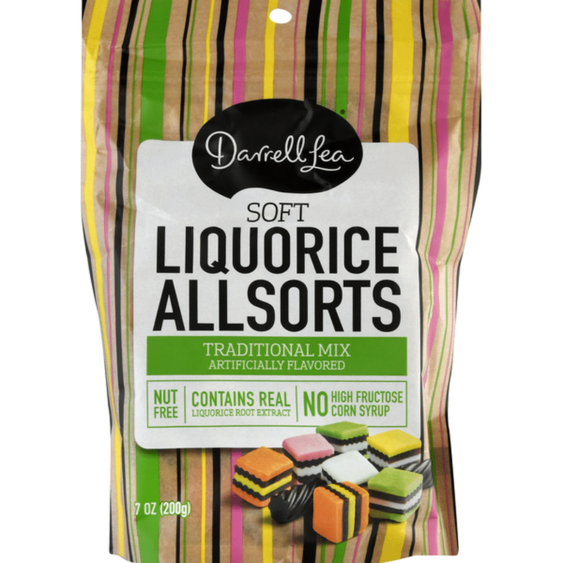 Darrell Lea Liquorice Allsorts, Soft, Traditional Mix (7 oz) Instacart