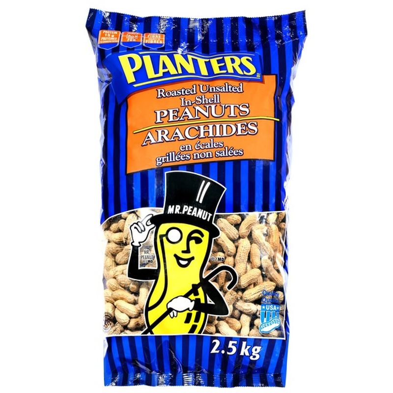Planters Roasted Unsalted Peanuts (2.5 kg) Instacart