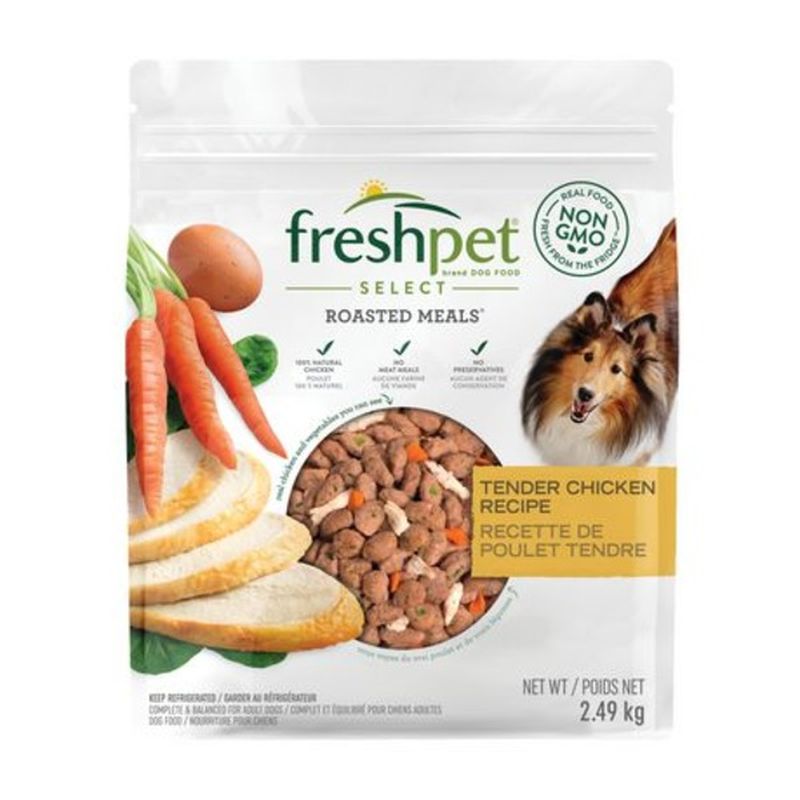 Freshpet Select Roasted Meals Dog Food Tender Chicken Recipe With Crisp