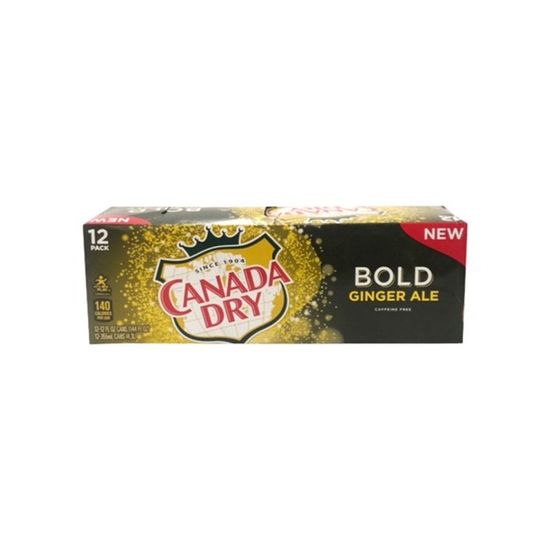 Canada Dry Ginger Ale, Bold, 12 Pack (12 each) Instacart