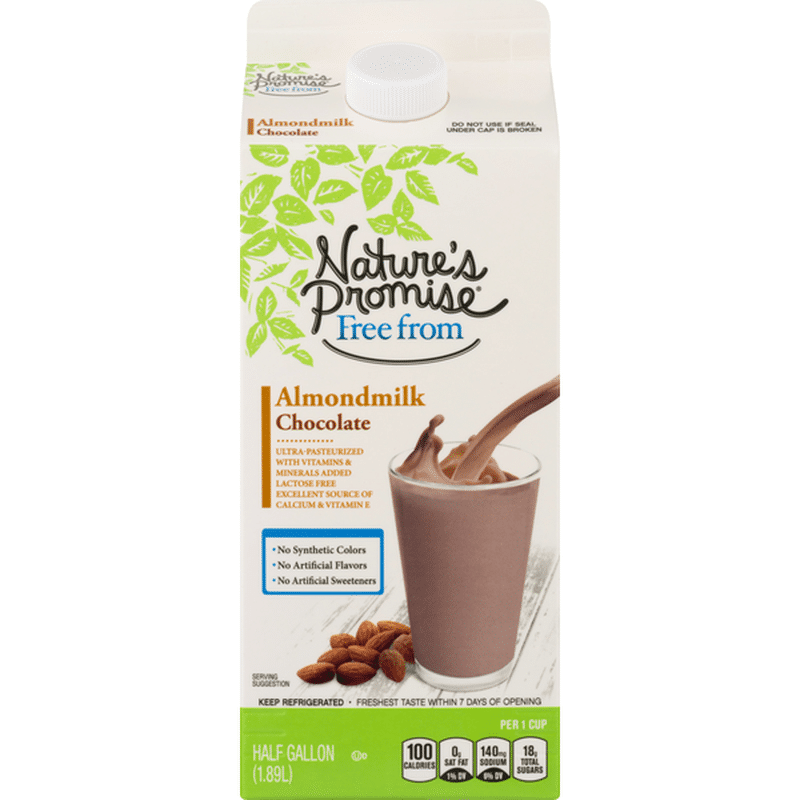 Nature's Promise Chocolate Almond Milk (64 oz) - Instacart