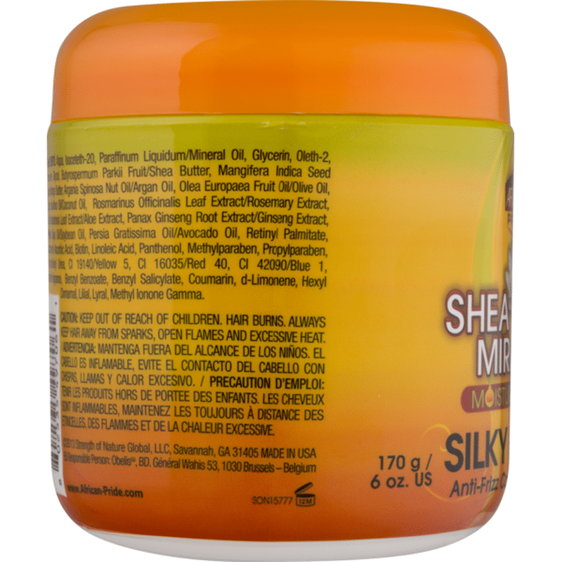 African Pride Shea Butter Miracle Silky Edges AntiFrizz Conditioning