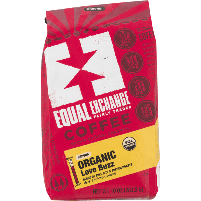 Equal Exchange Organic Ground Coffee Love Buzz (10 oz) Instacart