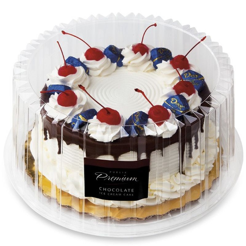 Publix Bakery 8 Premium Chocolate Ice Cream Cake Each Instacart