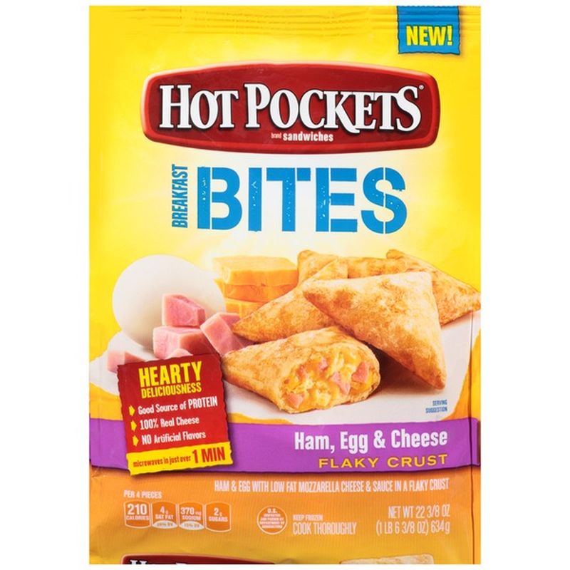 Hot Pockets Ham, Egg, & Cheese Flaky Crust Breakfast Bites (22.375 oz