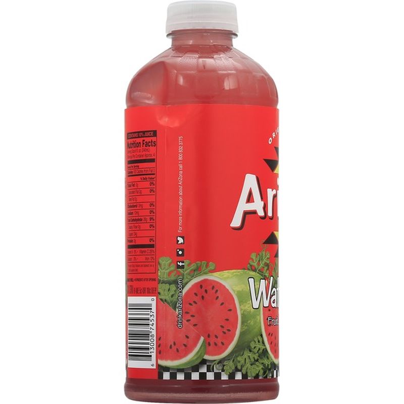 AriZona Fruit Juice Cocktail, Watermelon (34 oz) Instacart