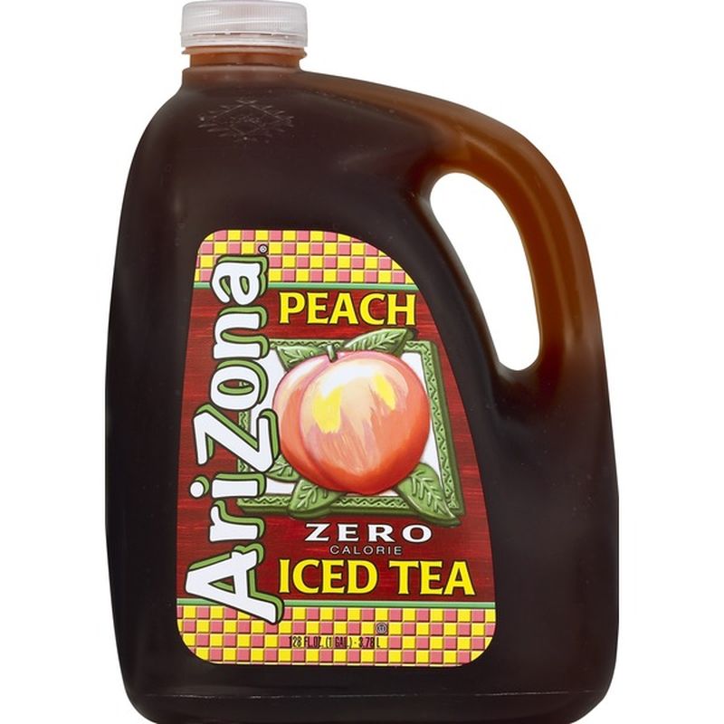 AriZona Iced Tea, Zero Calorie, Peach (1 gal) Instacart