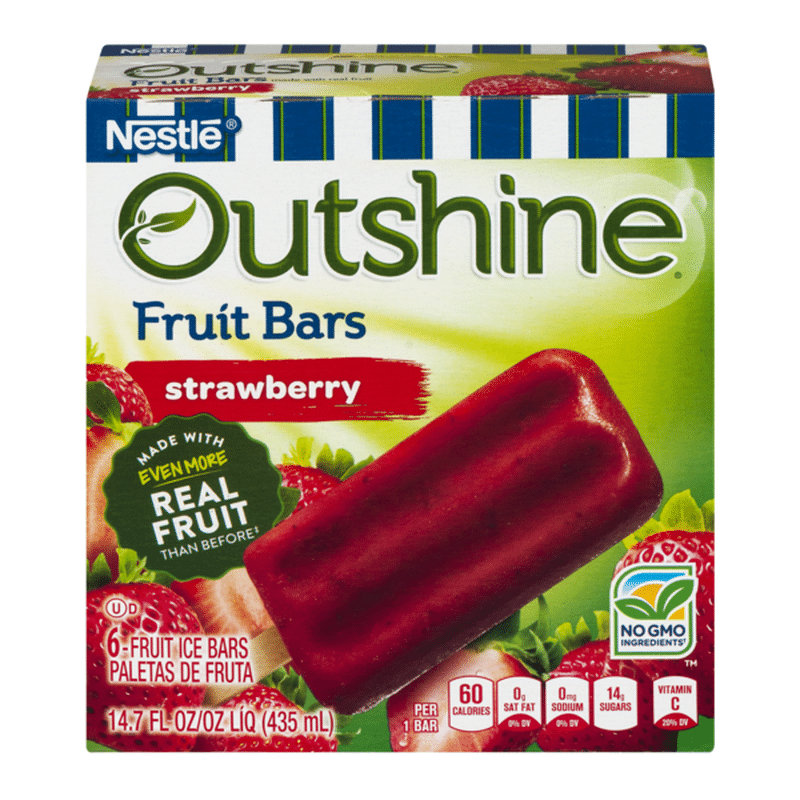 Outshine Strawberry Fruit Bars (6 ct) from Giant Food Instacart