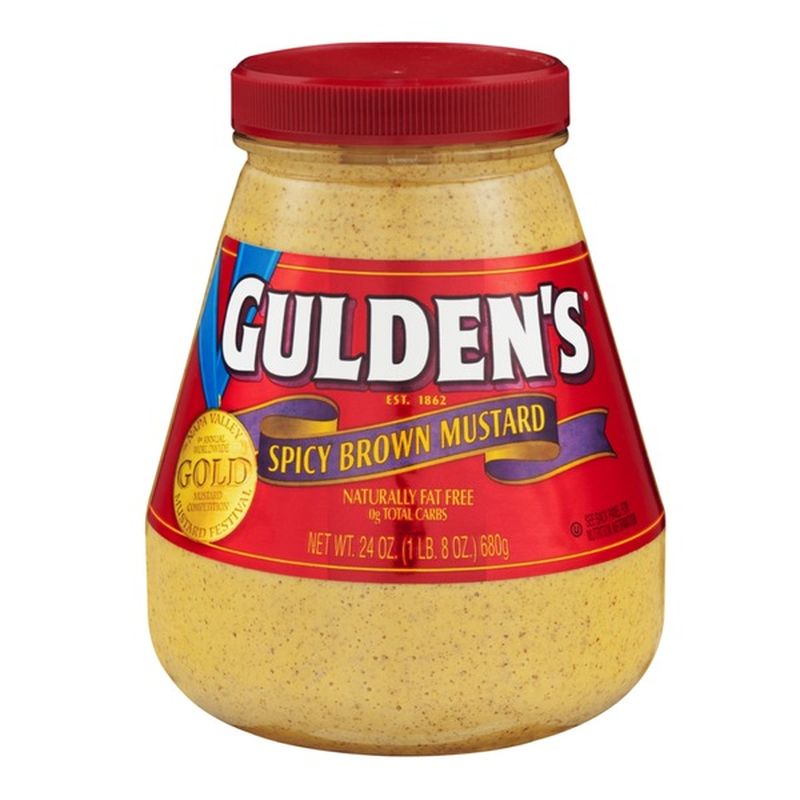 Gulden's Spicy Brown Mustard (24 oz) Instacart