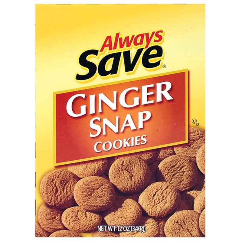 Always Save Ginger Snaps Cookies (12 oz) Instacart