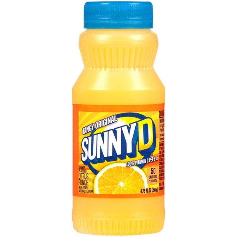 Sunny D Fruit Juice Tangy Original 6 75 Oz Instacart